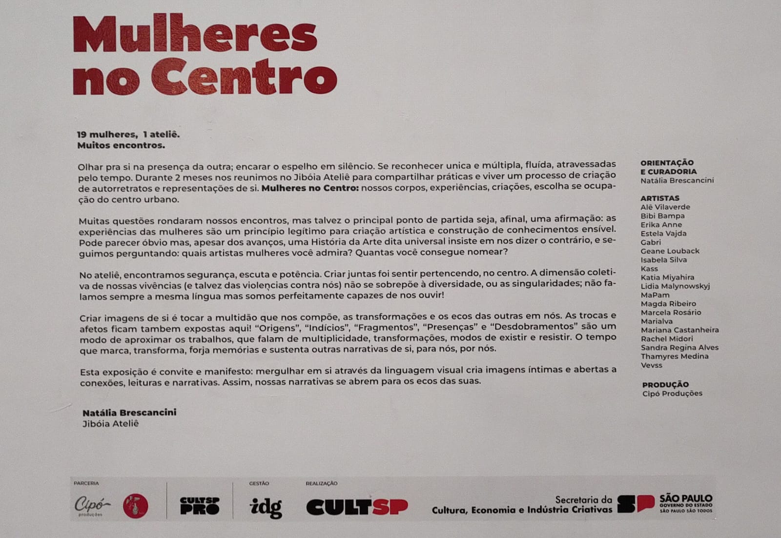 Mulheres no Centro